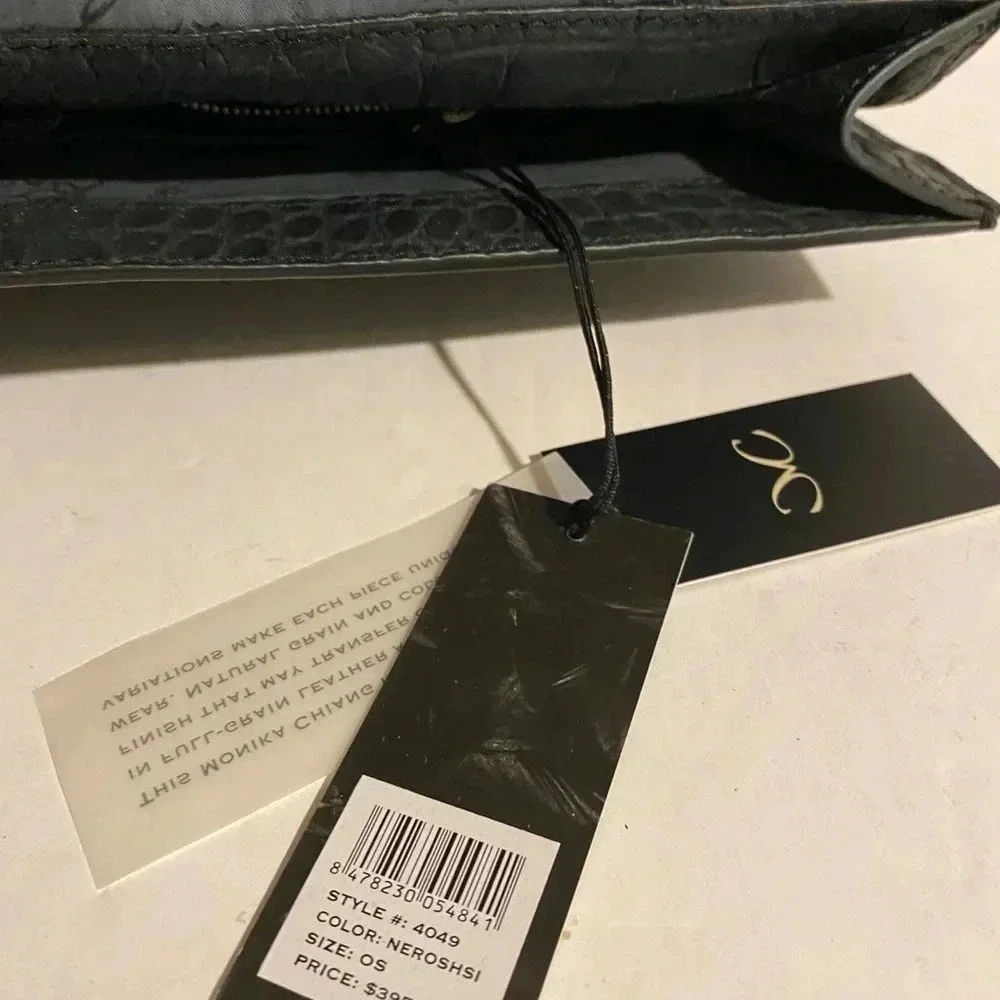 Monika Chiang NWT neroshsi leather clutch bag